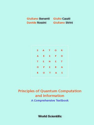 cover image of Principles of Quantum Computation and Information